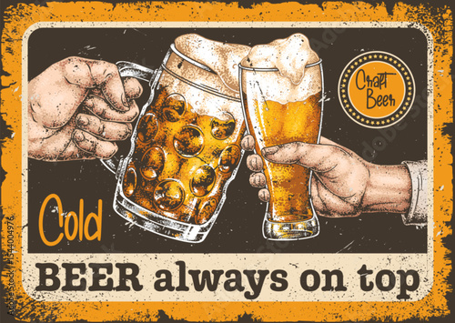 Enjoying cold beer at a lively gathering