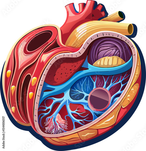human heart anatomy