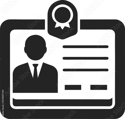 business-license vector Icon