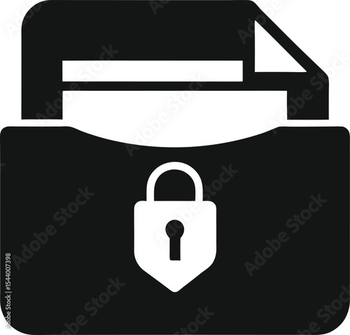 confidential-file-silhouette-vector-icon