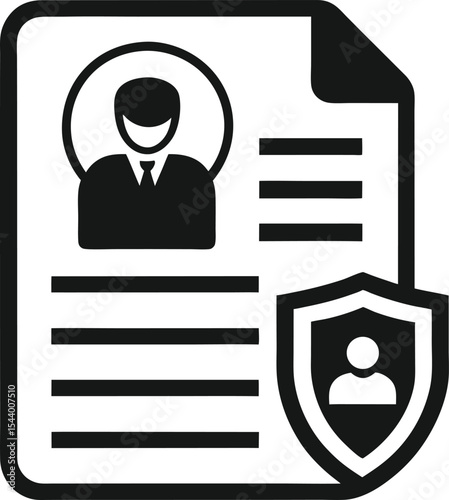 insurance-document-silhouette-icon