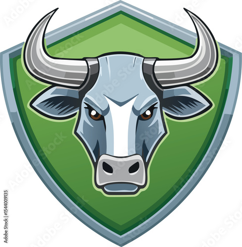 Iron Bull Football Logo – Fictional Club Badge