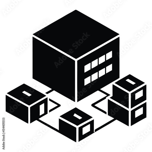isometric house icon