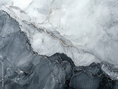 Gray Marble Background with Dense Veins and Organic Patterns — Natural Stone Texture for Interior, Editorial, and Premium Design Use