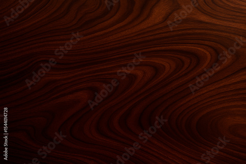 Ultra-high-resolution seamless luxurious walnut wood texture featuring deep swirling grain patterns, rich chocolate brown tones, and smooth polished finish. Ideal for premium furniture mockups