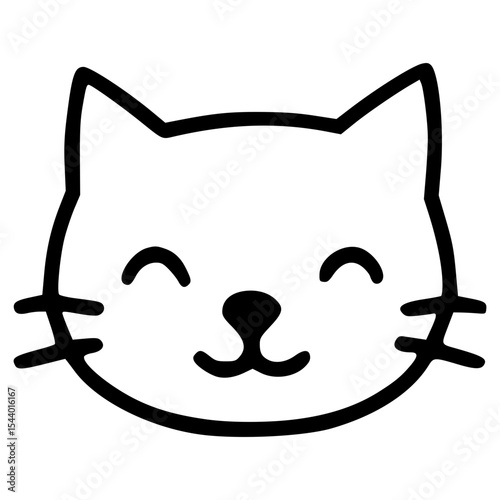 Cute cat face