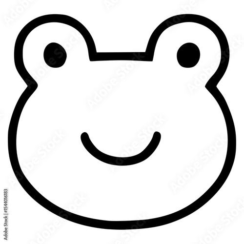Frog head animal