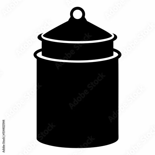 black and white paint cans