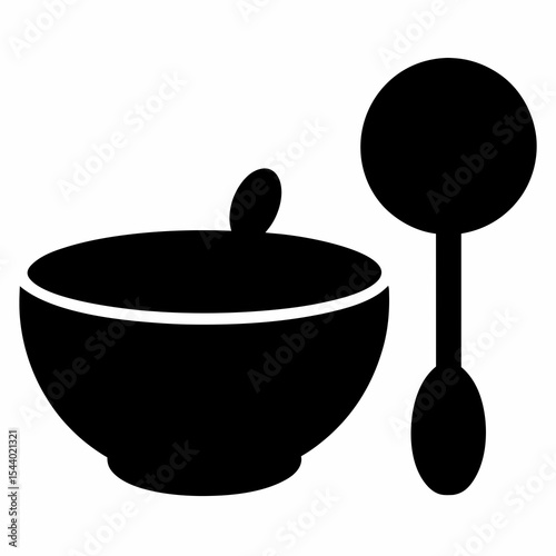 kitchen utensils on white background