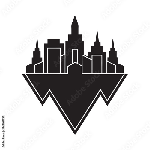 Empathy Engineered Cityscape Vector Illustration