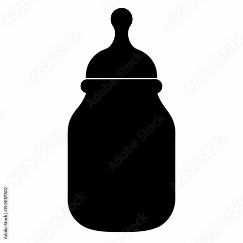 baby bottle vector illustration