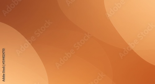 Abstract background with smooth orange curves