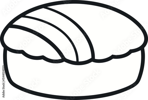 
Line Art Bread Loaf Icon