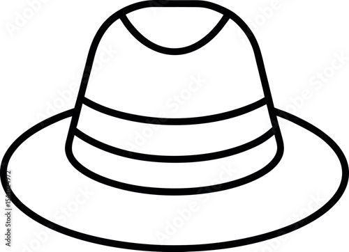 Hat Icon Classic Style Vector