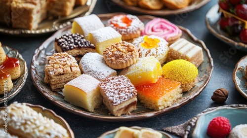 Assorted Sweets & Traditional Pastries: Gourmet Dessert Platter
