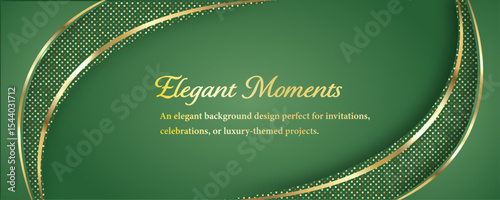 キラキラエレガントなラグジュアリー背景 (フレーム　見出し　タイトル　エレガント　セール　きらきら)