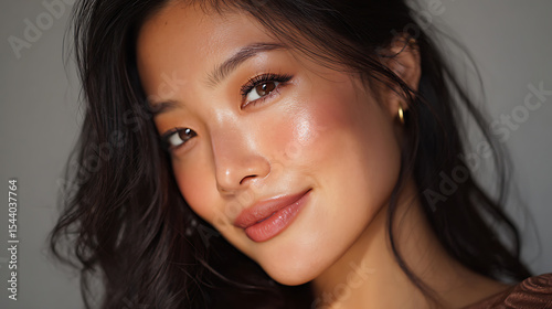 Asian woman makeup tutorial glowy skin beauty tips flawless look natural makeup style inspiration guide