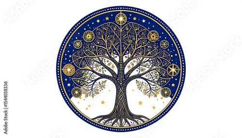Celestial Tree of Life Art.