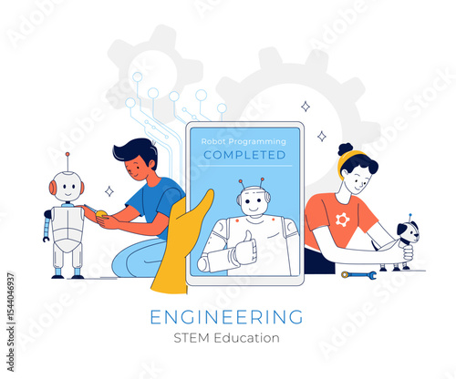 STEM Education for Kids. Robotics and Engineering Activities for Children