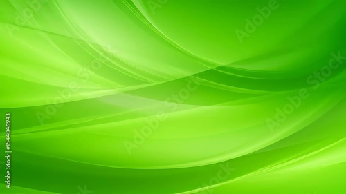 Abstract flowing shapes in vibrant greens A light center blends into darker edges Soothing texture with fluid forms evokes nature and tranquility