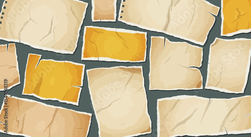Collection of Torn and Aged Paper Textures  High-Resolution Backgrounds