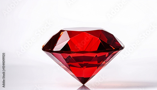 red diamond on white background