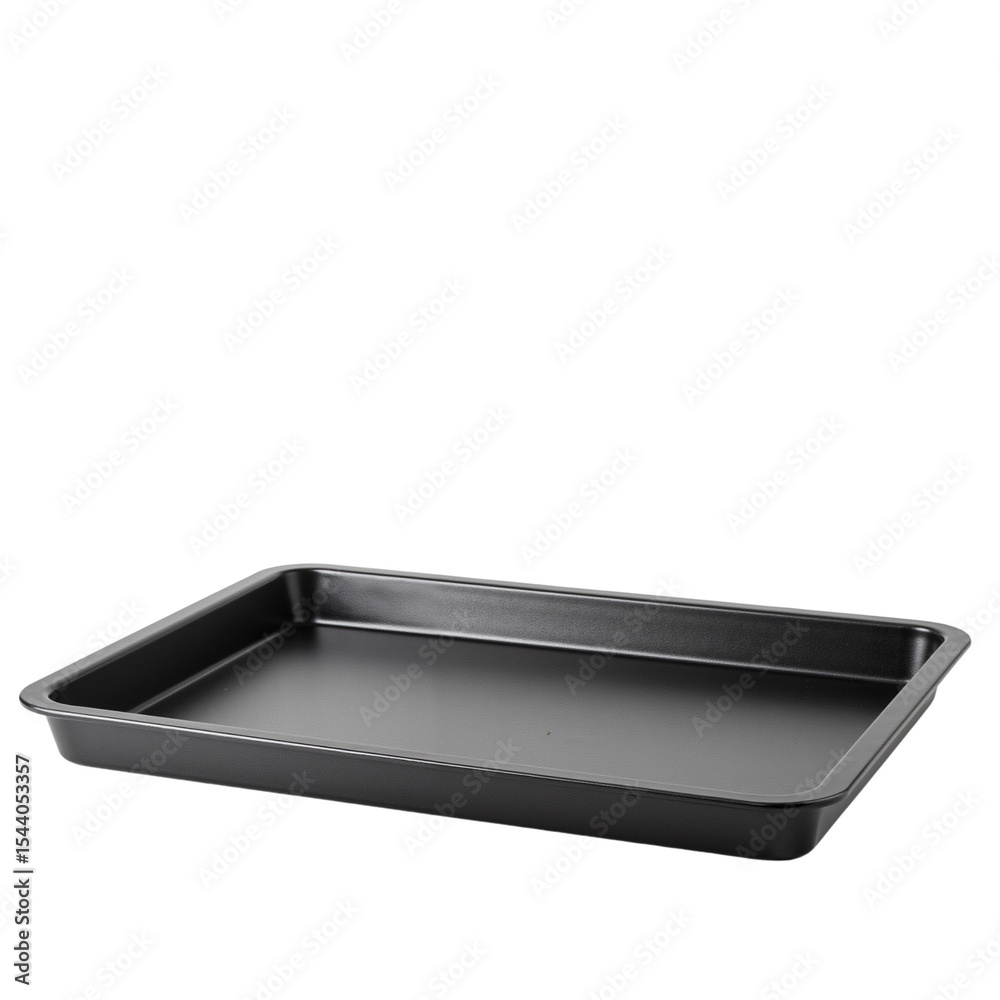 Non-stick baking tray isolated on transparent background Non-stick baking tray isolated on transparent background
