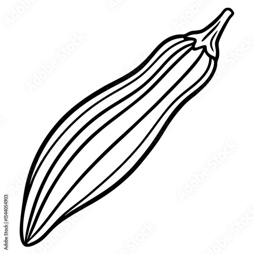Clean Okra Vector Design