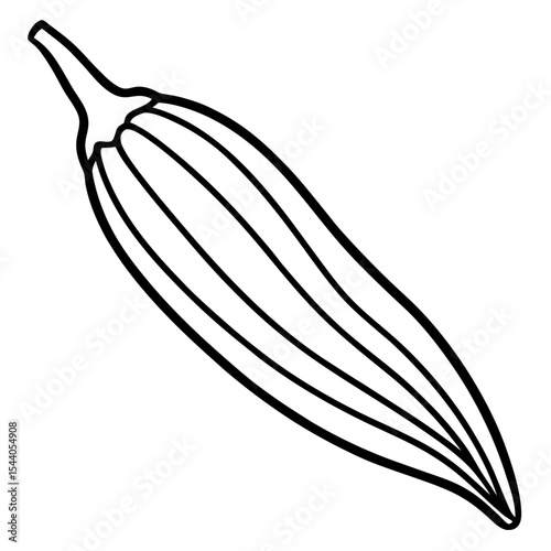 Clean Okra Vector Design