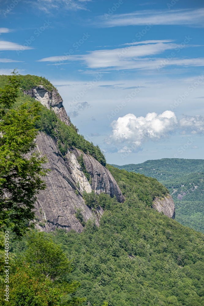 Fototapeta premium whiteside mountain, highlands cashiers North Carolina