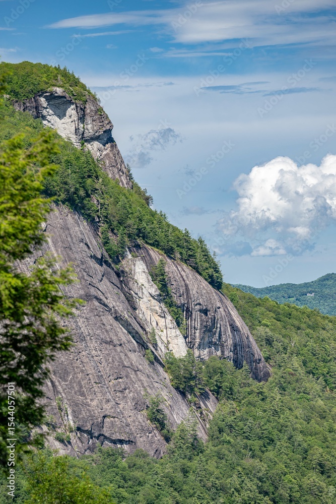 Fototapeta premium whiteside mountain, highlands cashiers North Carolina