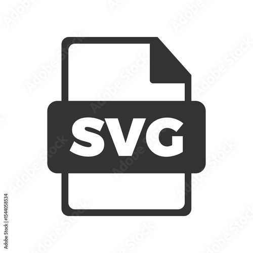 Svg icon format file vector doc graphic