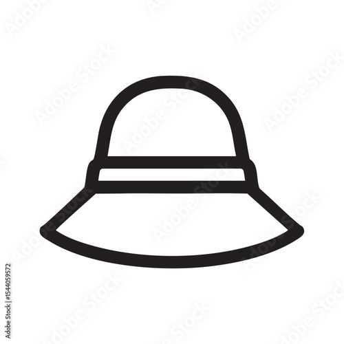 Stylish sun hat design for summer fashion and outdoor activities