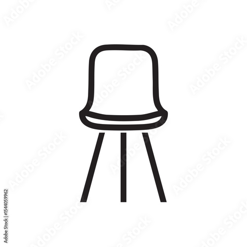 Simple modern chair design suitable for contemporary interiors