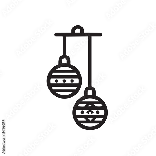 Decorative ornaments for festive celebrations in holiday decor