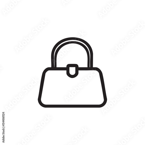 Classic handbag design for fashion accessories and branding