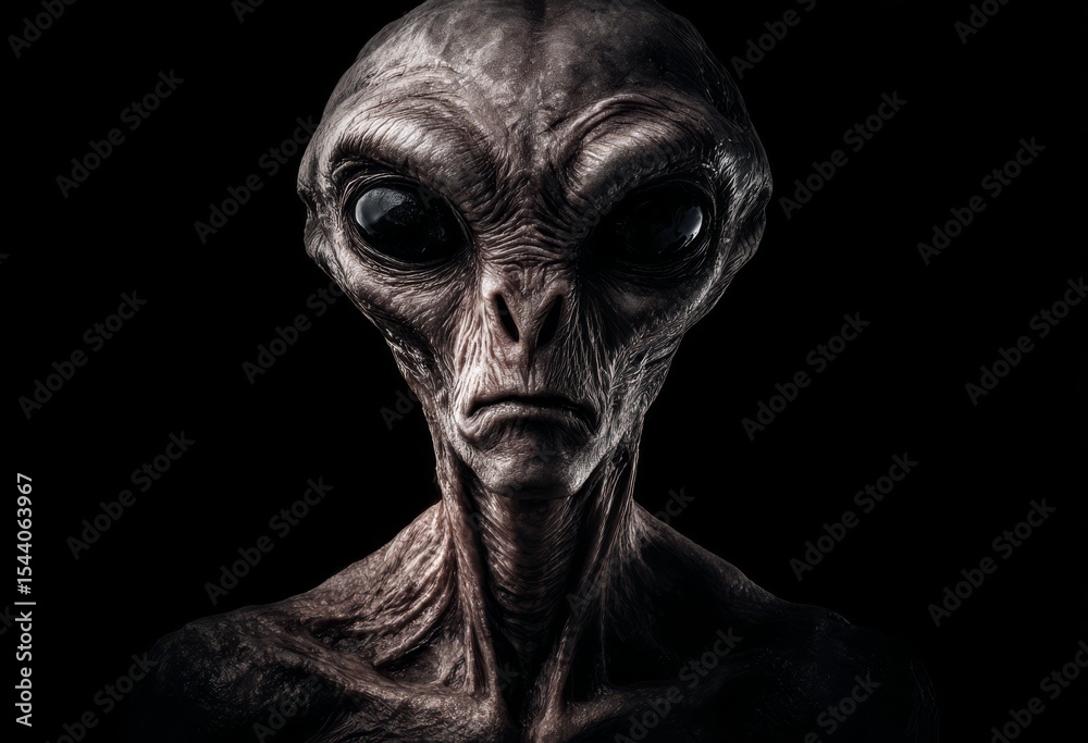 Alien Portrait in the Dark Alien Portrait in the Dark