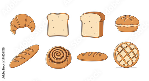 A Collection of Bakery Products Freshly Prepared for Sale