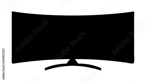 Curved monitor display screen computer pc gaming television flat panel technology