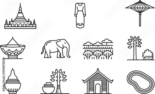 Myanmar Cultural & Heritage Icons