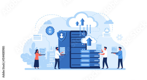 Secure Cloud Data Storage and Management Efficient Server Solutions