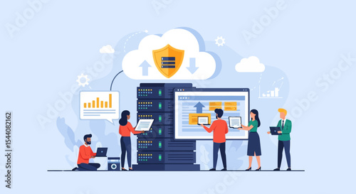 Secure Cloud Computing Data Protection and Collaboration for Teams