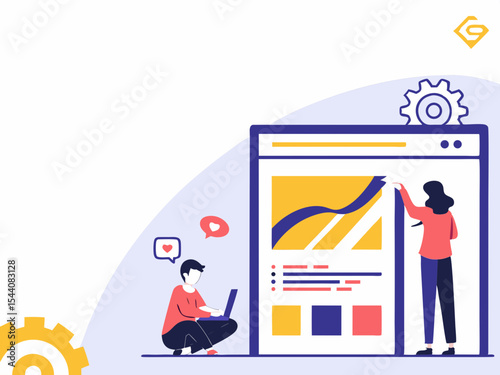 Professional Elegant Craft A Premium Banner Design With Strong E Commer Icon Illustration
