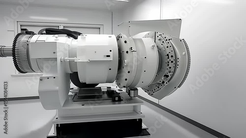 Precision Engineering Marvel: Industrial Robotics Component Demonstrating Advanced Mechanics