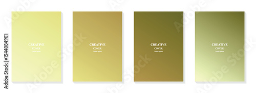Gradient background template for cover, banner and poster design