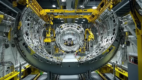 Captivating Aeroplane Body Frame Manufacturing with Precision Robotic Assembly