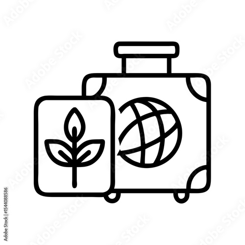 Sustainable travel and tourism concept: eco friendly vacation package and responsible tourism initiative
