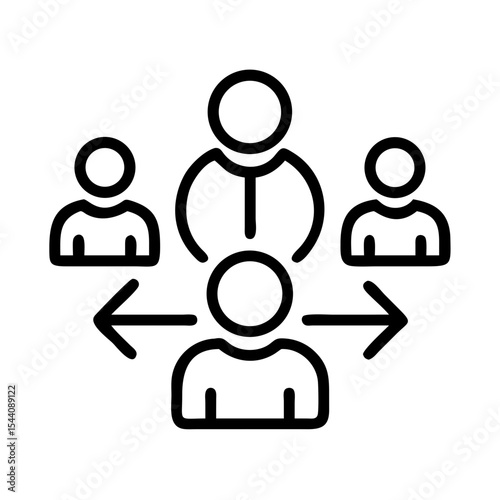 Delegation of tasks and responsibilities, team management, leadership, business process, workflow diagram