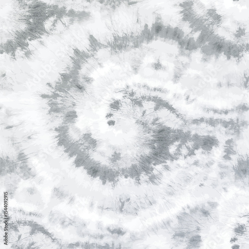 Tie Dye Gray Spiral. Gray Seamless Swirl. Spiral White Winter. Tie Dye Grunge Texture. Gray Swirl Stain. Vector Soft Print. Light Round Watercolor. Art Tie Dye. Brush Stripe Tie Dye. Vector Dyed Bg