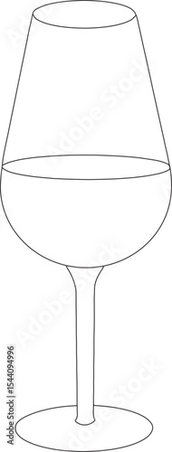 Vector cocktail illustration